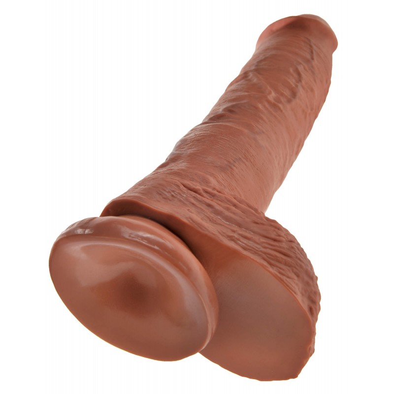 King Cock 10 herés dildó (25 cm) - fekete 29944 termék bemutató kép