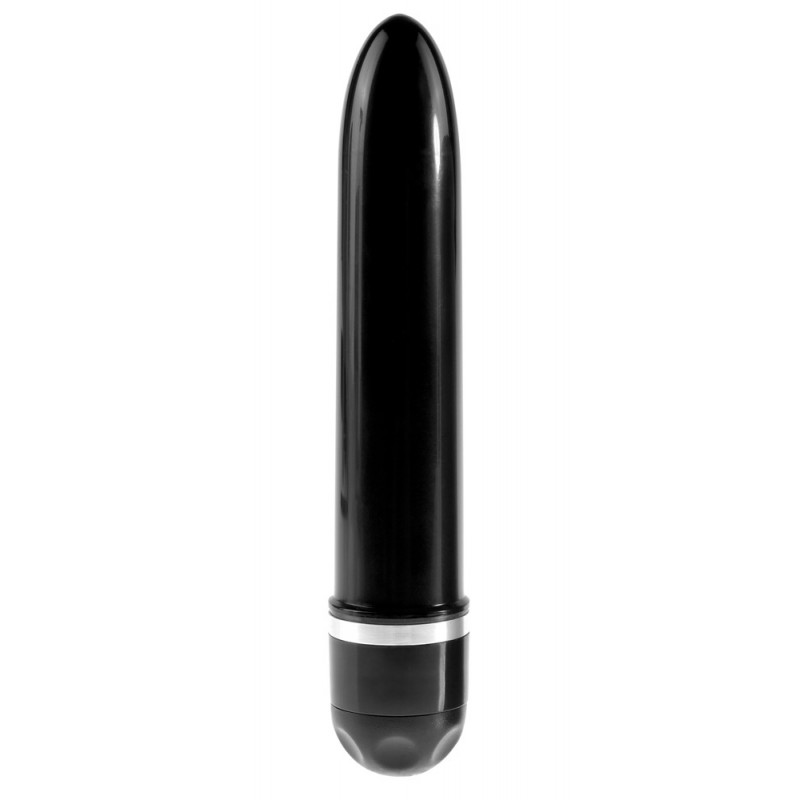 King Cock 7 Stiffy - vízálló, élethű vibrátor (18cm) - natúr 59091 termék bemutató kép