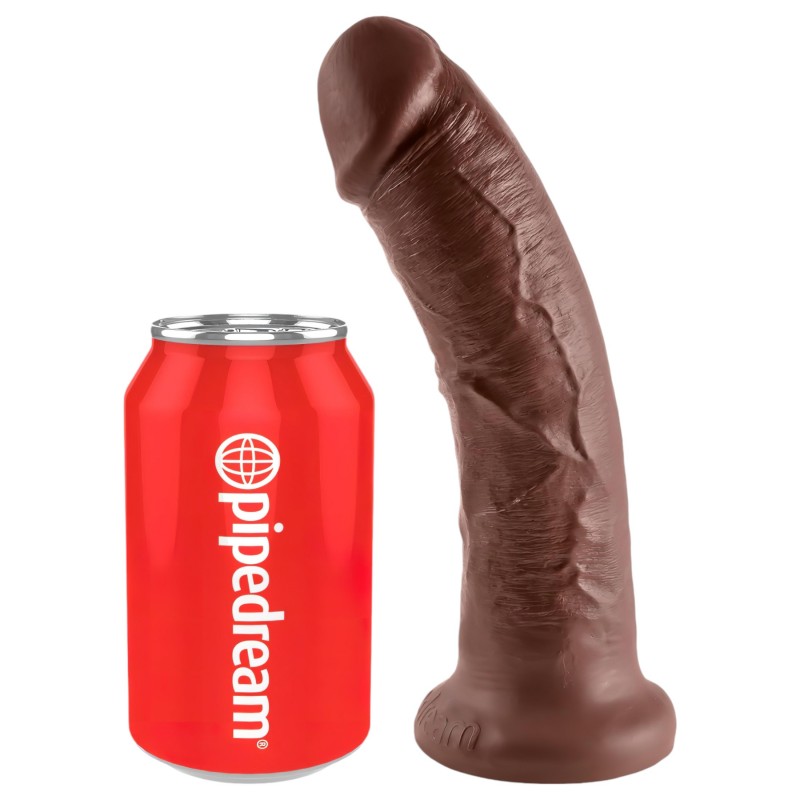 King Cock 8 dildó (20 cm, barna) 131784 termék bemutató kép