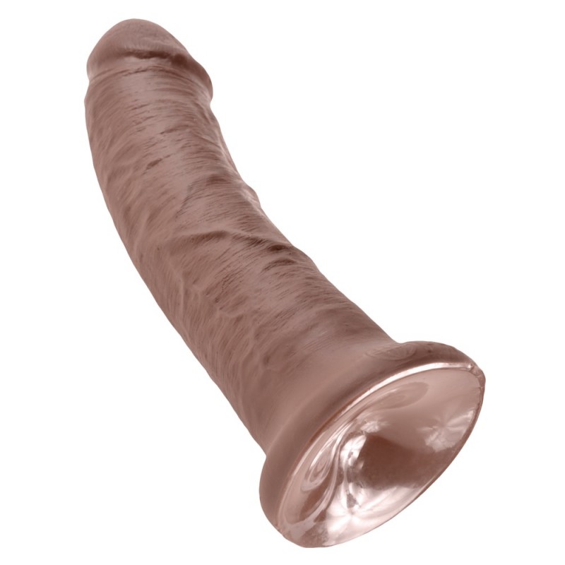 King Cock 8 dildó (20 cm) - sötét natúr 53435 termék bemutató kép