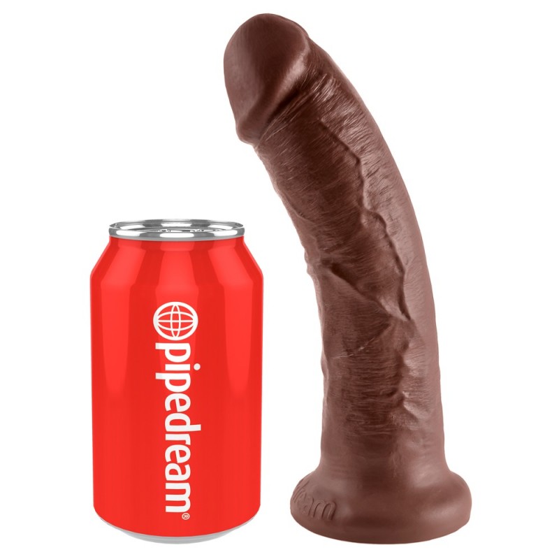 King Cock 8 dildó (20cm) - barna 64515 termék bemutató kép