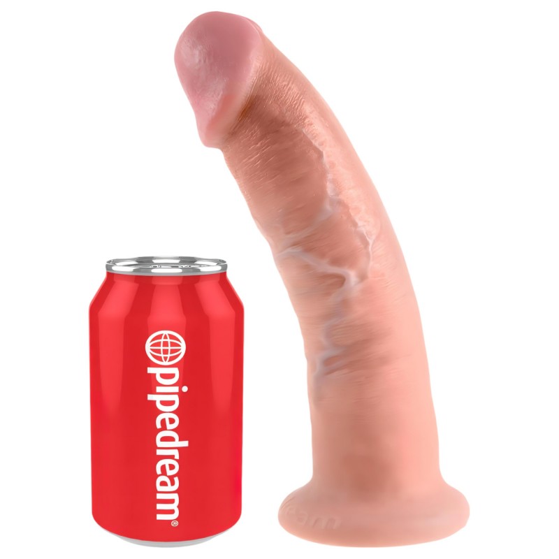King Cock dildó (22,9cm) - natúr 105520 termék bemutató kép