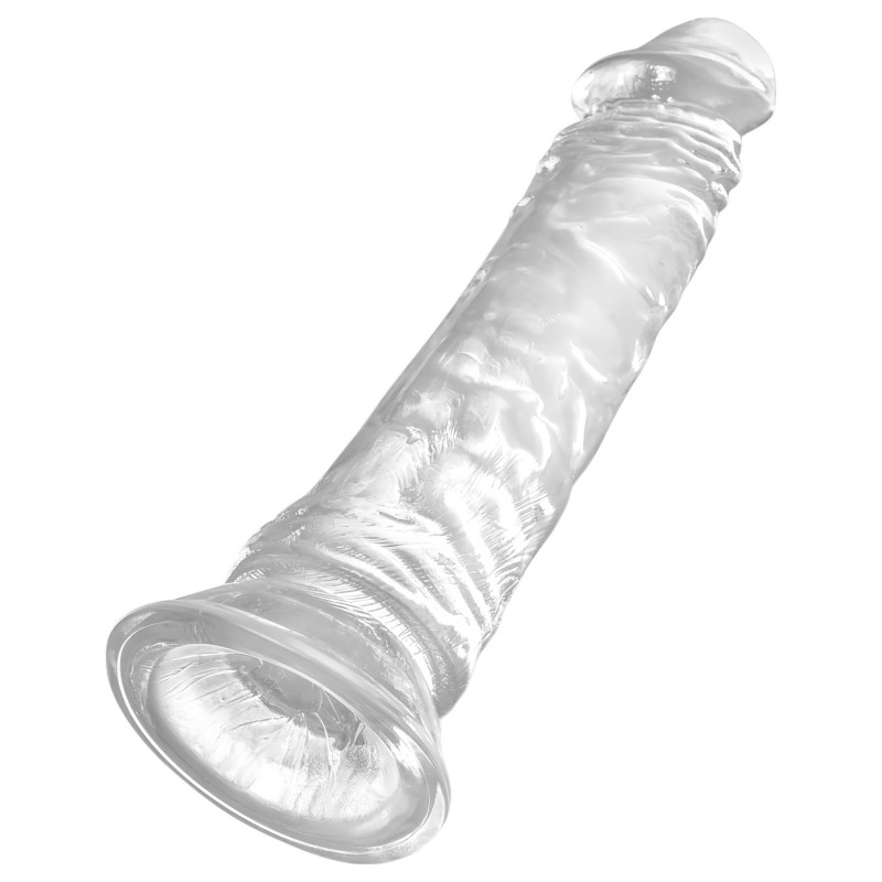 King Cock Clear 8 - tapadókorongos, nagy dildó (20 cm) 131202 termék bemutató kép