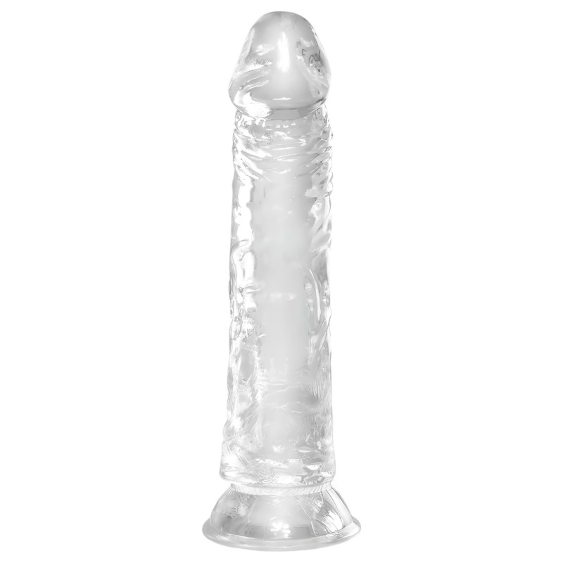 King Cock Clear 8 - tapadókorongos, nagy dildó (20cm) 105920 termék bemutató kép