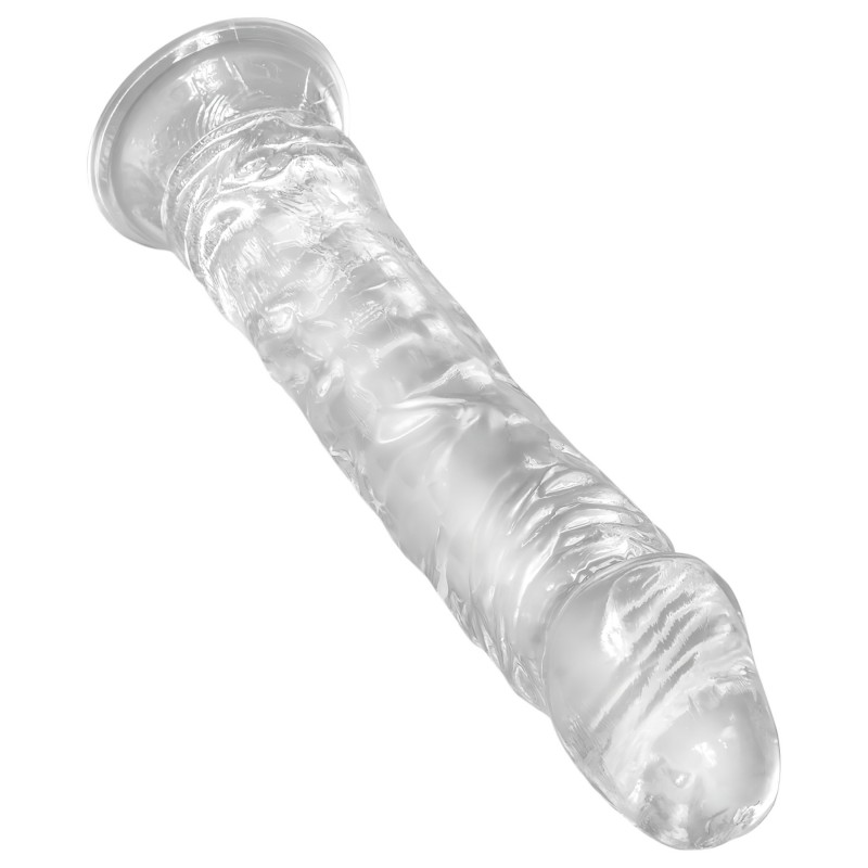 King Cock Clear 8 - tapadókorongos, nagy dildó (20cm) 105921 termék bemutató kép