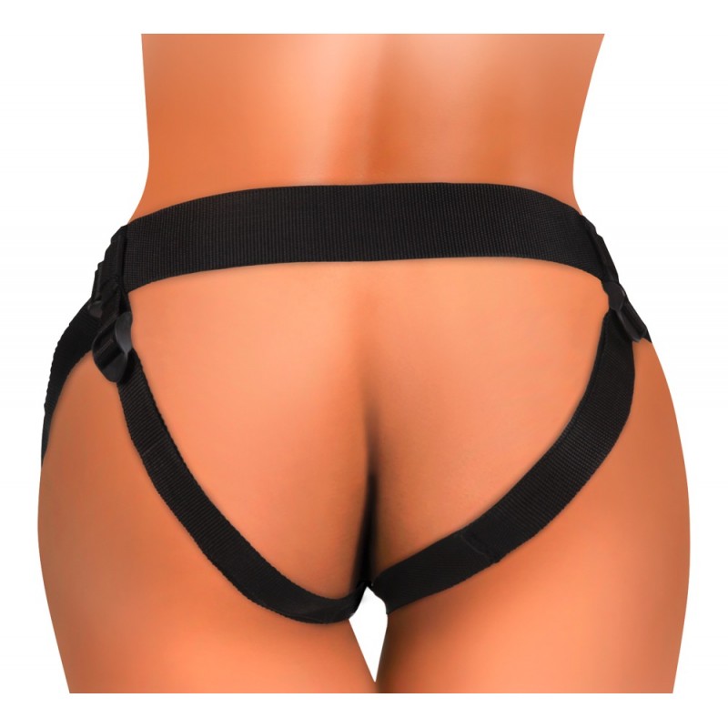 King Cock Elite Comfy - felcsatolható dildó hámmal (sötét natúr) 64417 termék bemutató kép