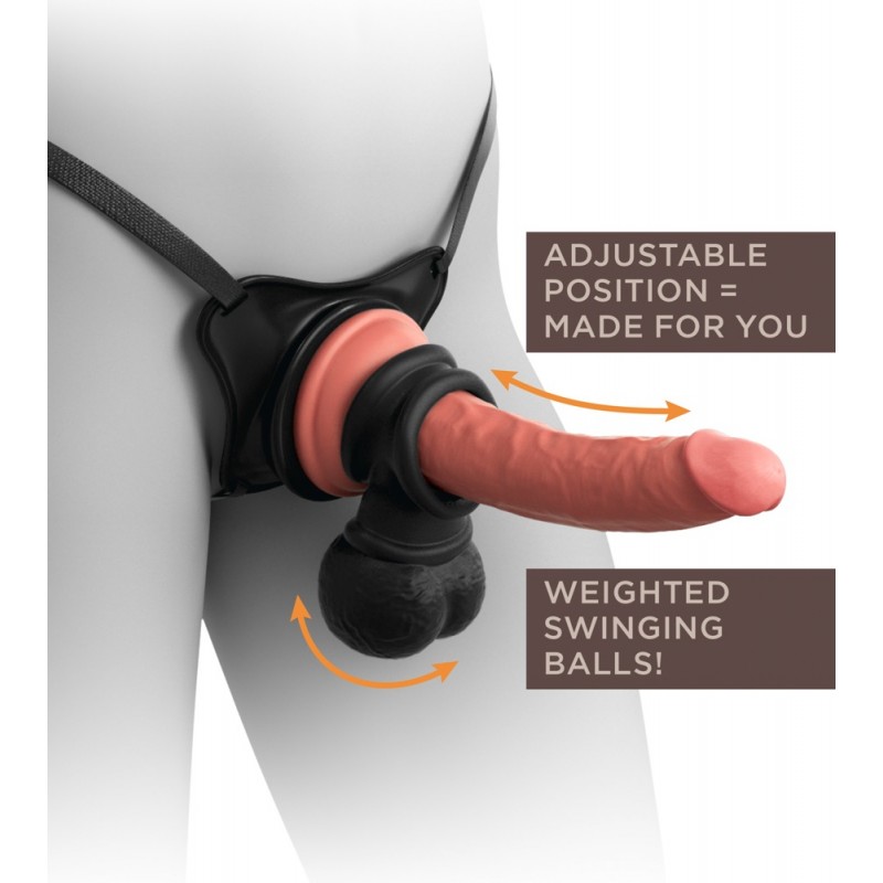 King Cock Elite Deluxe - felcsatolható dildó szett 64412 termék bemutató kép