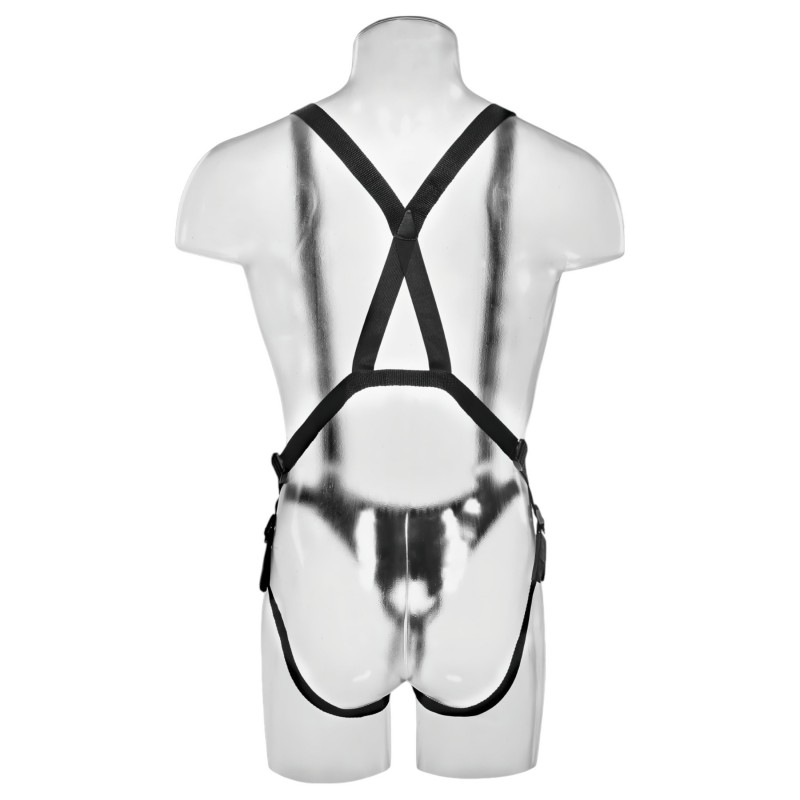 King Cock Strap-on 11 - üreges, felcsatolható dildó hámmal (28 cm) 135057 termék bemutató kép