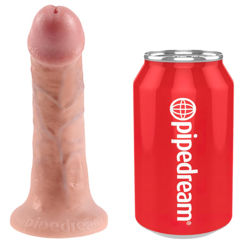 King Cock Strap-on 6 - felcsatolható dildó (testszínű) 141040 termék bemutató kép