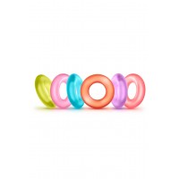 King of the Ring - péniszgyűrű szett - színes (6db) 72017 termék bemutató kép