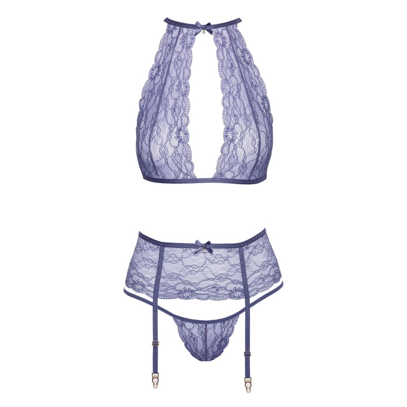 Kissable - csipke fehérnemű szett (lila) 89122 termék bemutató kép