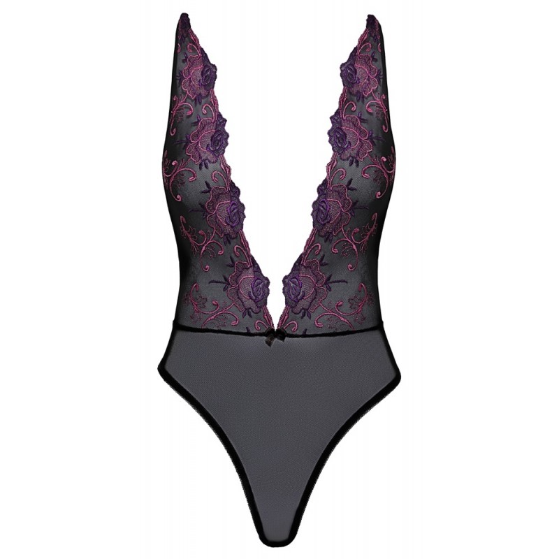 Kissable - pink hímzéses body (fekete) 70519 termék bemutató kép