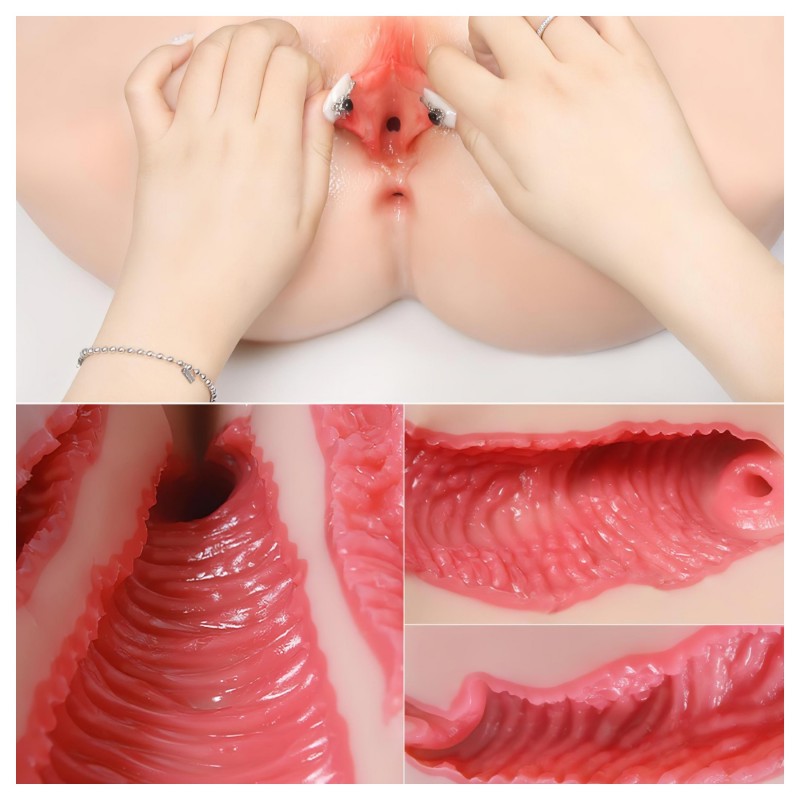 Kokos Vanilla 004 - élethű torzó maszturbátor (natúr) 115942 termék bemutató kép