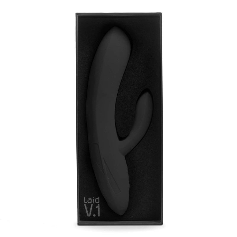 Laid - akkus csiklókaros vibrátor (fekete) 67769 termék bemutató kép