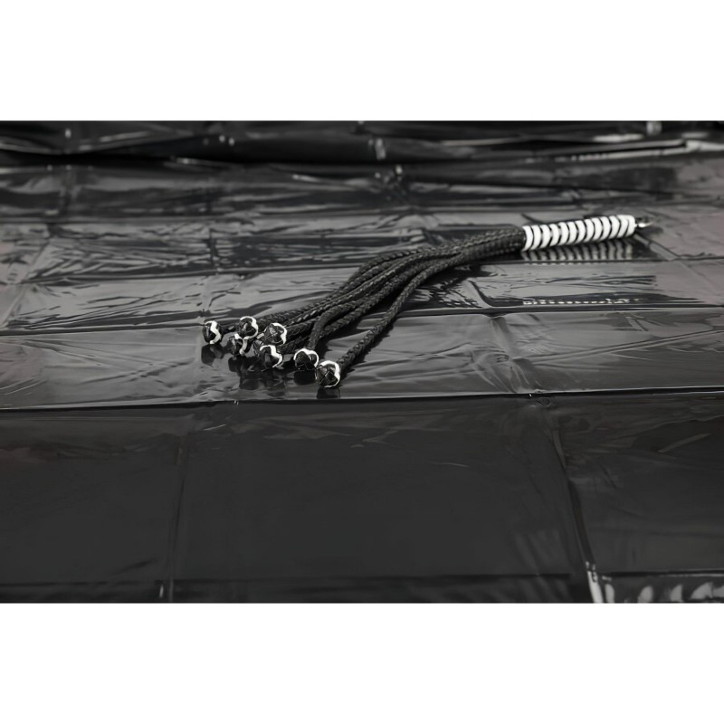 Fetish - lakk lepedő - 200 × 230 cm (fekete) 100152 termék bemutató kép