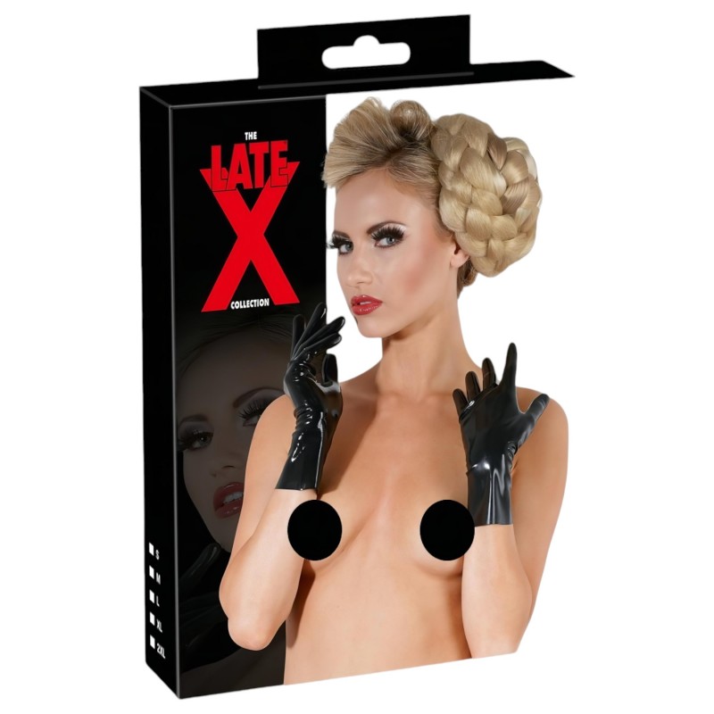 Late X rövid, unisex kesztyű (fekete) 136329 termék bemutató kép