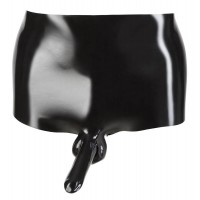 LATEX - boxer péniszköpennyel (fekete) 15154 termék bemutató kép