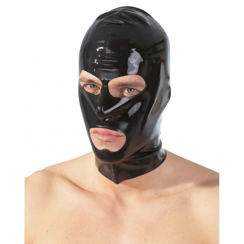LATEX - szopó álarc (fekete) 15168 termék bemutató kép