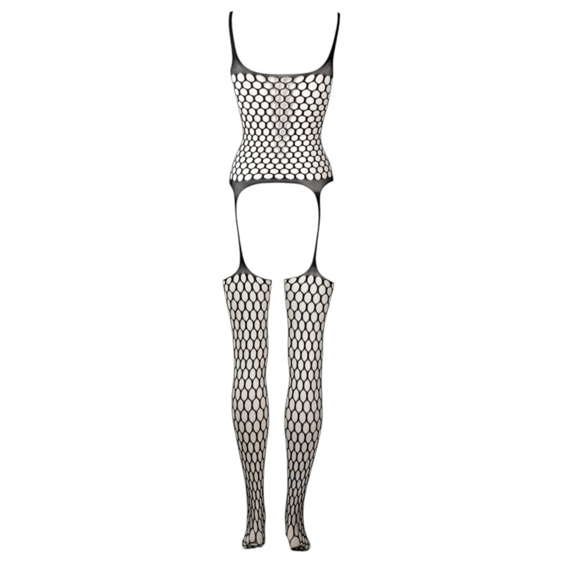 Le Désir - pöttyös fekete necc fehérnemű szett (S-XL) 115269 termék bemutató kép