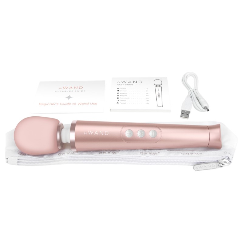 le WAND Petite - prémium akkus masszírozó vibrátor (Rose Gold) 158095 termék bemutató kép