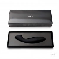 LELO Ella - kétvégű dildó (fekete) 13124 termék bemutató kép