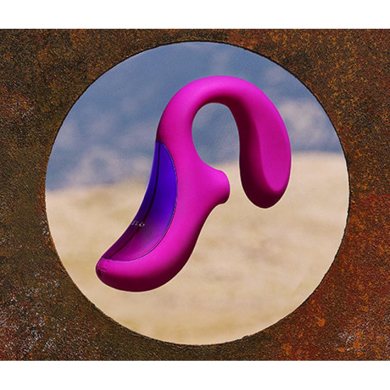 LELO Enigma - akkus, vízálló, 2in1 G-pont vibrátor (lila) 83706 termék bemutató kép
