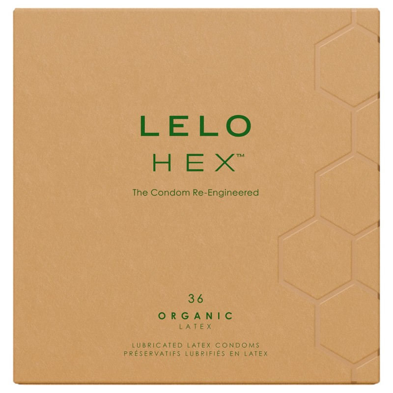 LELO Hex Organic - potencia óvszer (36db) 119412 termék bemutató kép