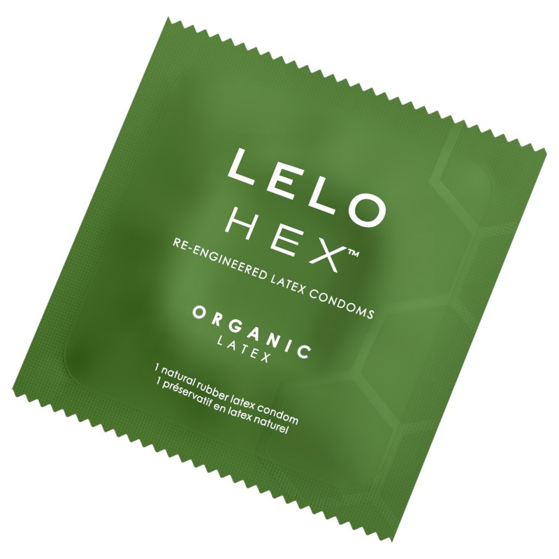LELO Hex Organic - potencia óvszer (12 db) 134180 termék bemutató kép