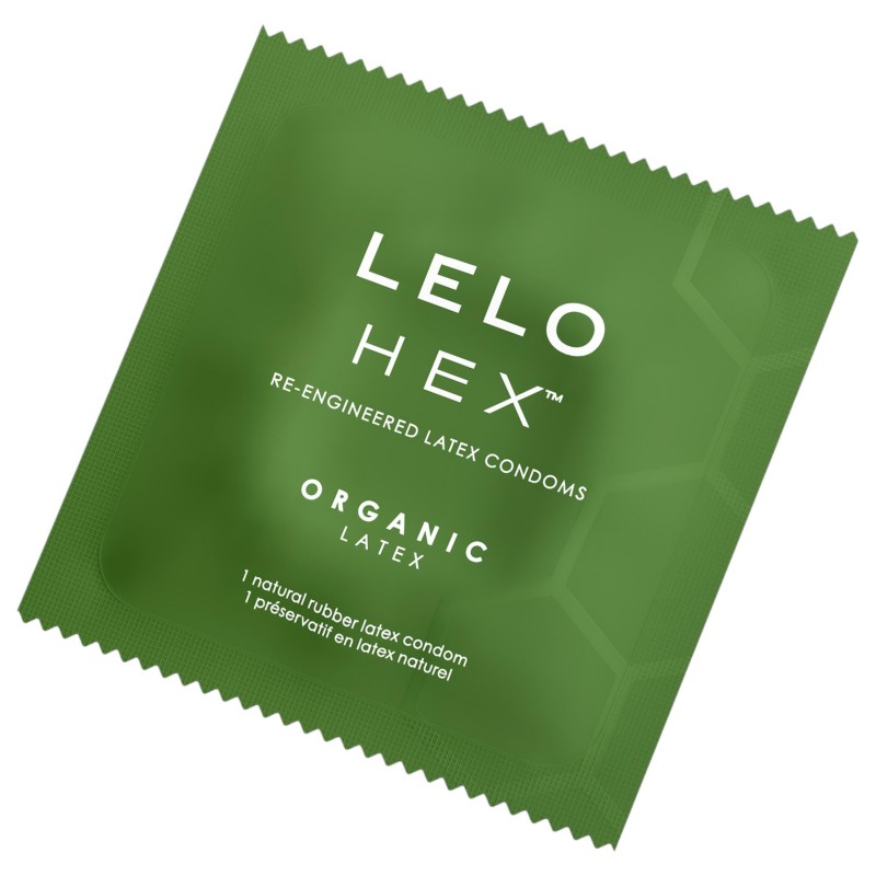 LELO Hex Organic - potencia óvszer (3 db) 134190 termék bemutató kép