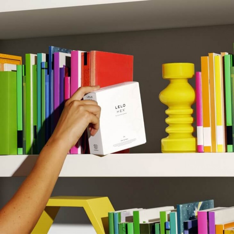 LELO Hex Original - luxus óvszer csomag (36+3db) 83243 termék bemutató kép