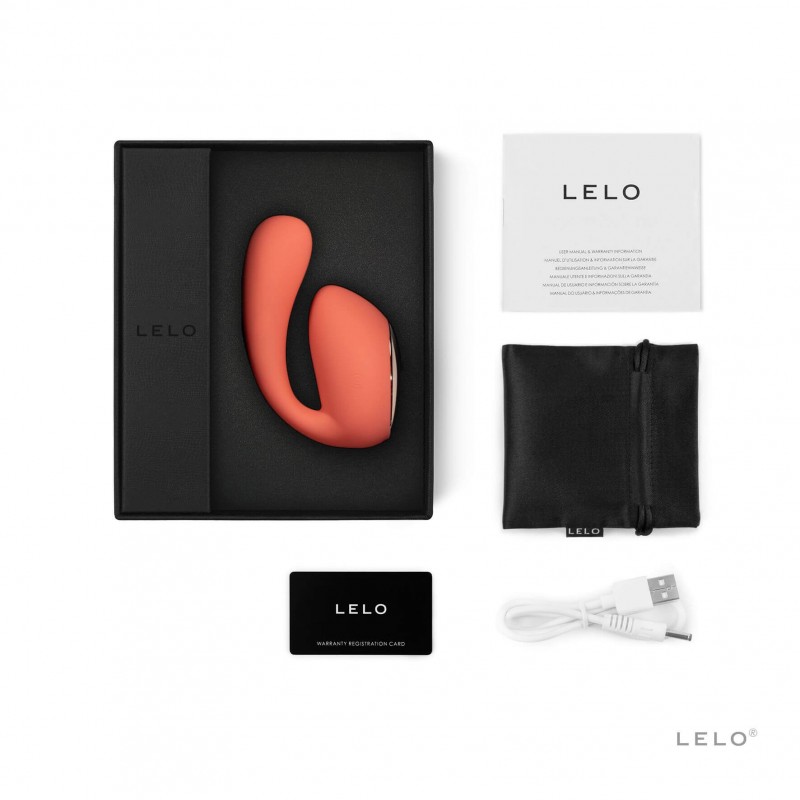 LELO Ida Wave - okos, akkus rezgő-forgó vibrátor (korall) 67423 termék bemutató kép