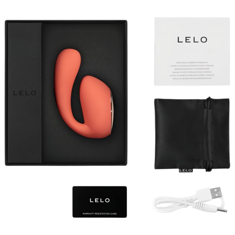 LELO Ida Wave – App-vezérelt rezgő-forgó vibrátor (korall) 137811 termék bemutató kép