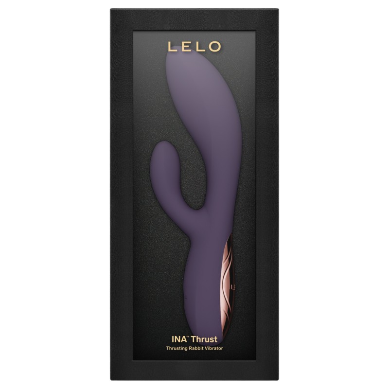 LELO INA Thrust - lökő vibrátor csiklókarral (lila) 167068 termék bemutató kép