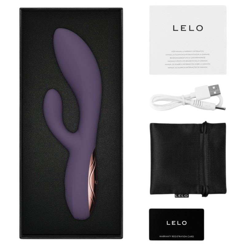 LELO INA Thrust - lökő vibrátor csiklókarral (lila) 167076 termék bemutató kép