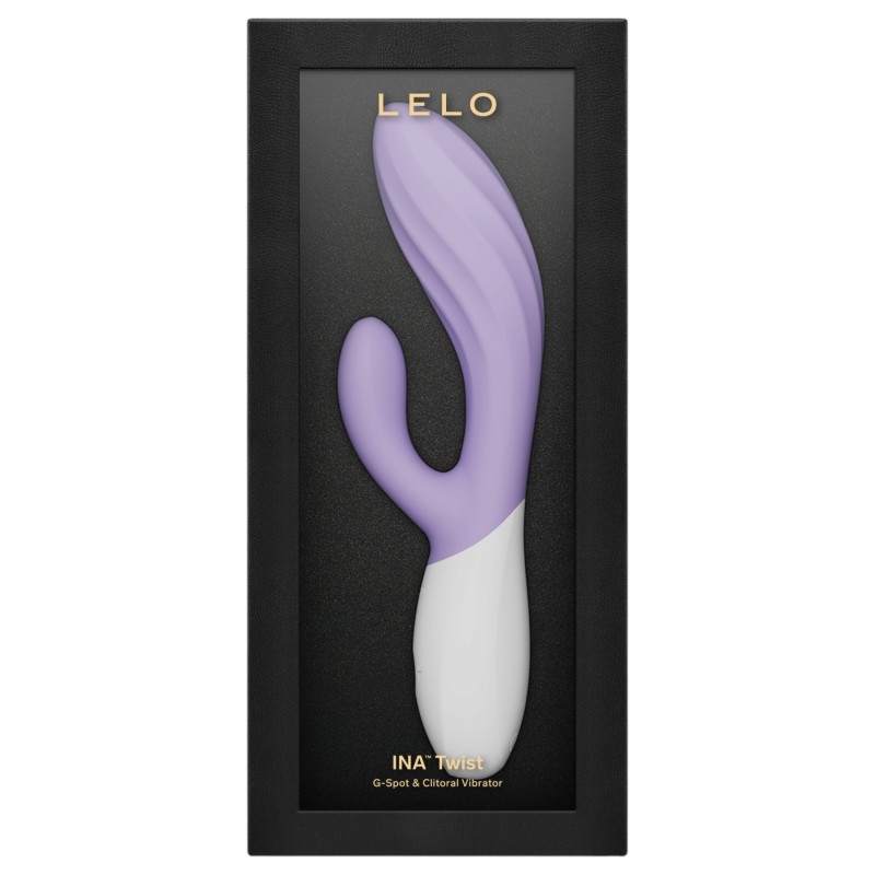 LELO INA Twist - appos, csiklókaros G-pont vibrátor (lila) 170335 termék bemutató kép