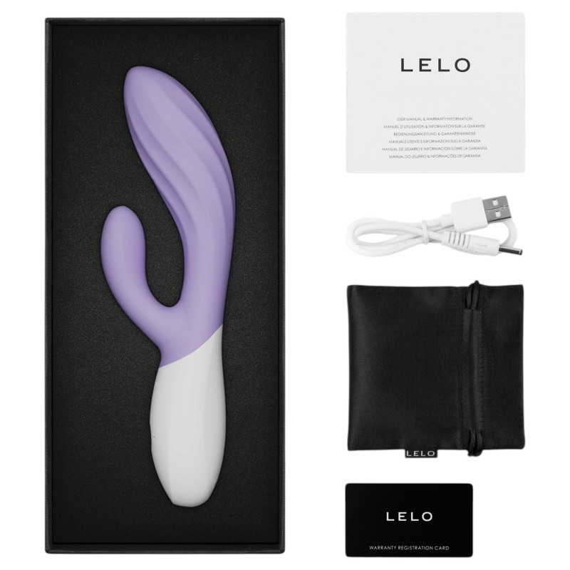 LELO INA Twist - appos, csiklókaros G-pont vibrátor (lila) 170337 termék bemutató kép