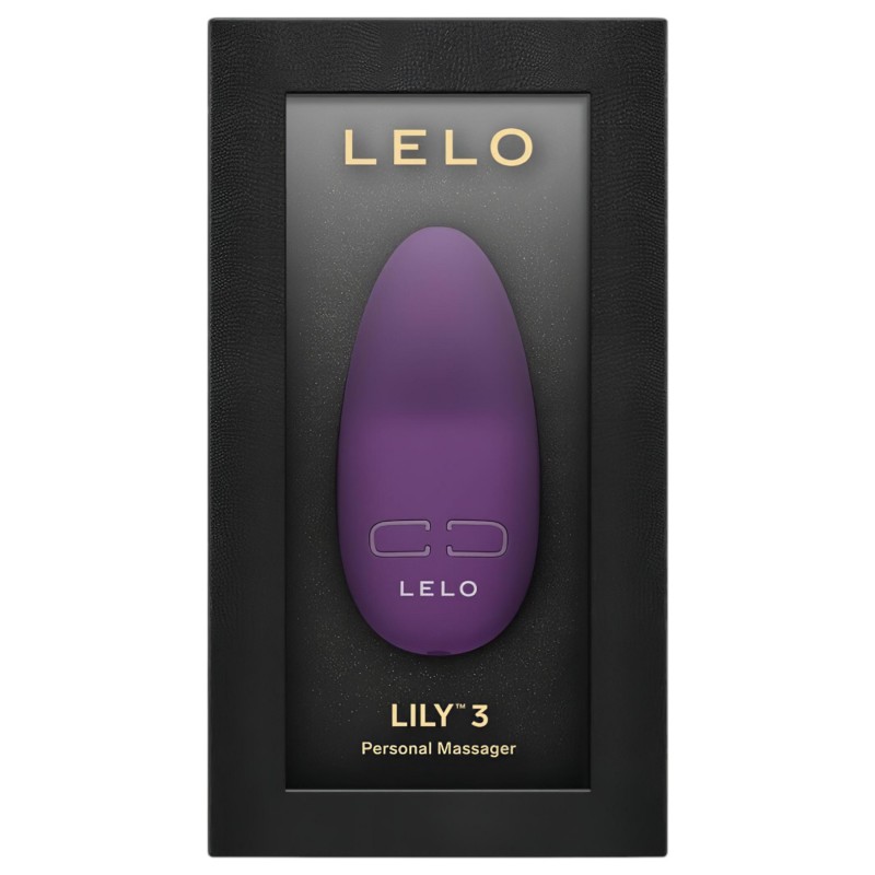 LELO Lily 3 - akkus, vízálló csiklóizgató vibrátor (sötét lila) 159953 termék bemutató kép