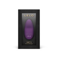 LELO Lily 3 - akkus, vízálló csiklóvibrátor (sötét lila) 85493 termék bemutató kép