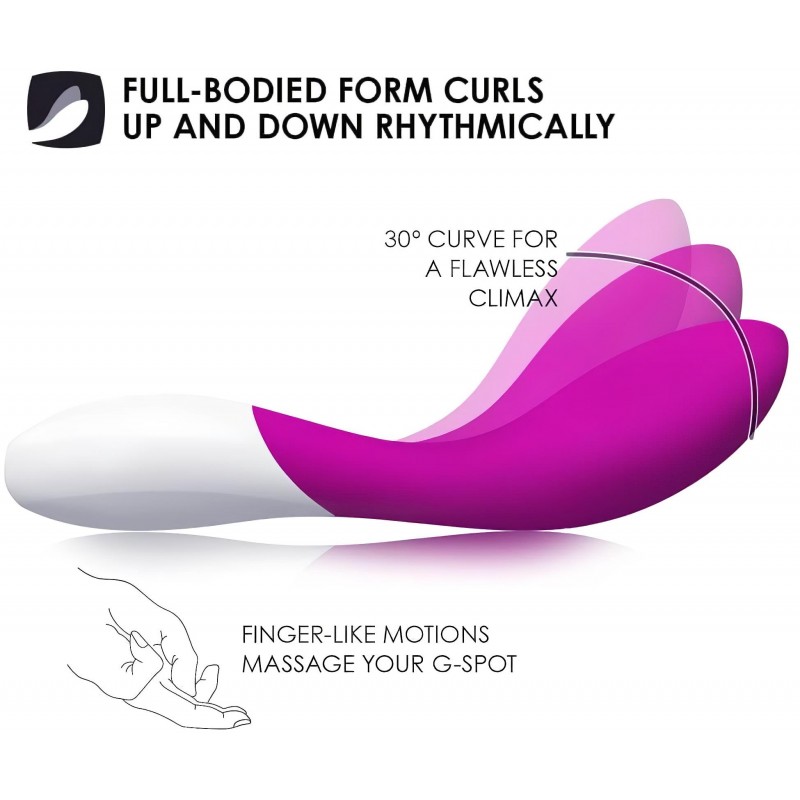 LELO Mona Wave - hullámzó mozgású, vízálló G-pont vibrátor (lila) 162227 termék bemutató kép