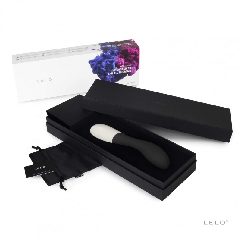 LELO Mona Wave - vízálló G-pont vibrátor (fekete) 11472 termék bemutató kép