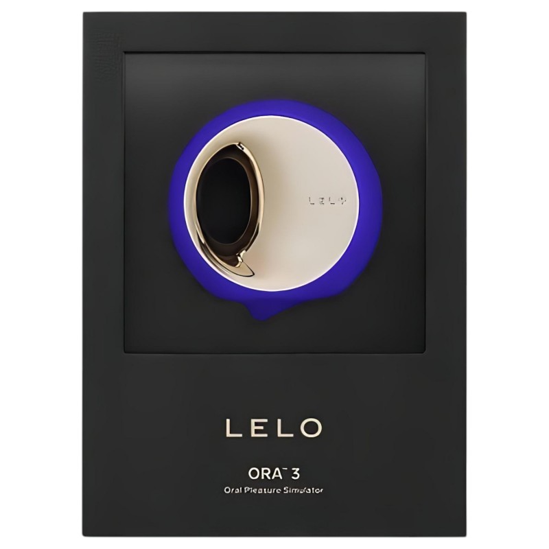 LELO Ora 3 - orálszex szimulátor és csiklóizgató vibrátor (kék) 156773 termék bemutató kép