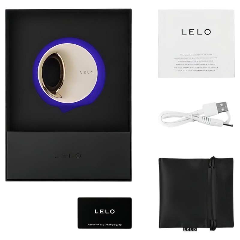 LELO Ora 3 - orálszex szimulátor és csiklóizgató vibrátor (kék) 156774 termék bemutató kép