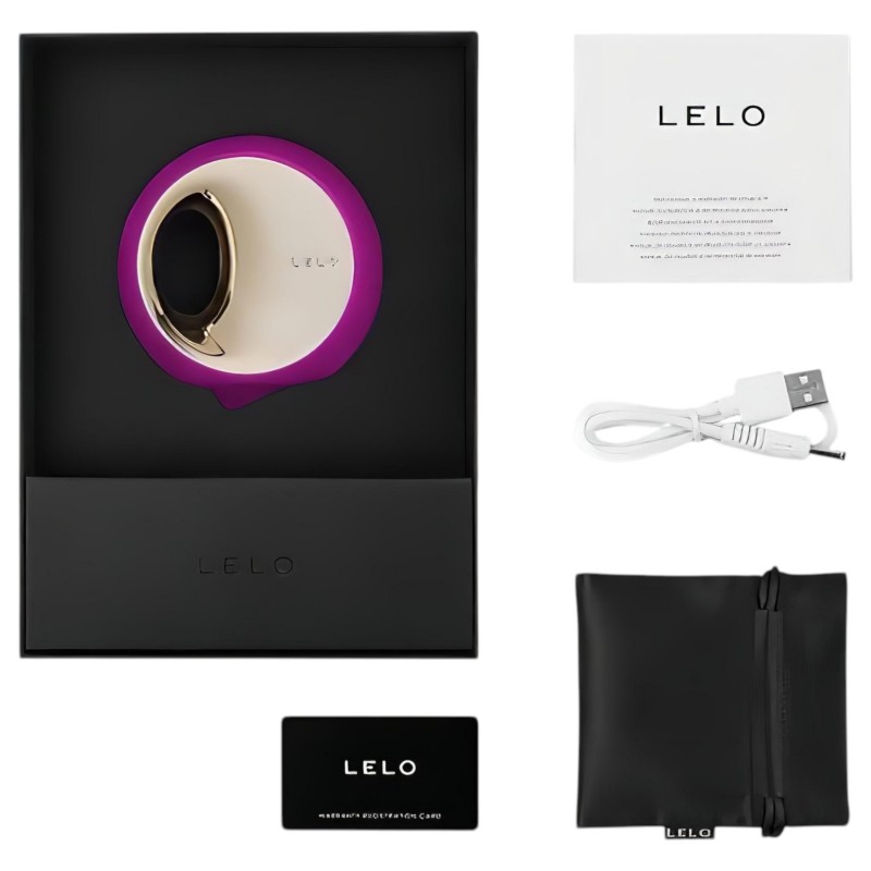 LELO Ora 3 - orálszex szimulátor és csiklóizgató vibrátor (lila) 158251 termék bemutató kép