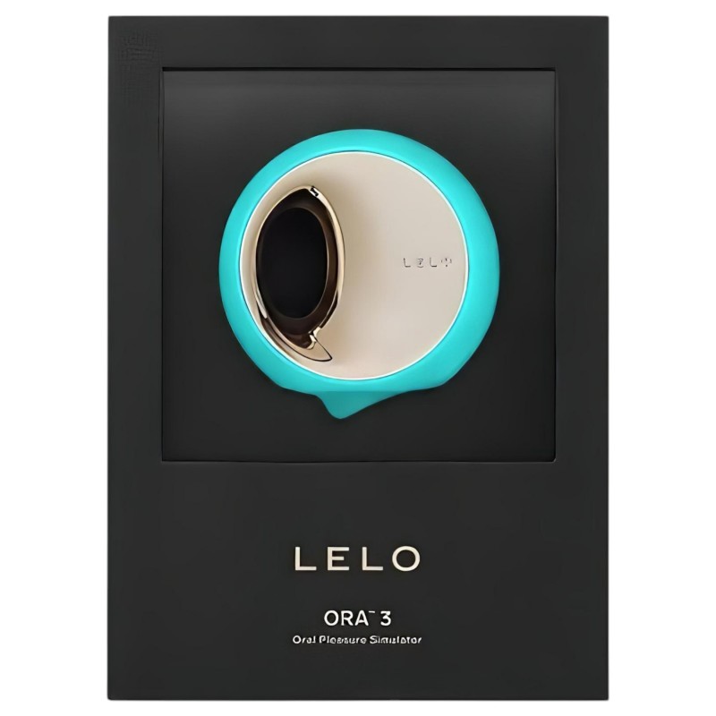 LELO Ora 3 - orálszex szimulátor és csiklóizgató vibrátor (türkiz) 160682 termék bemutató kép