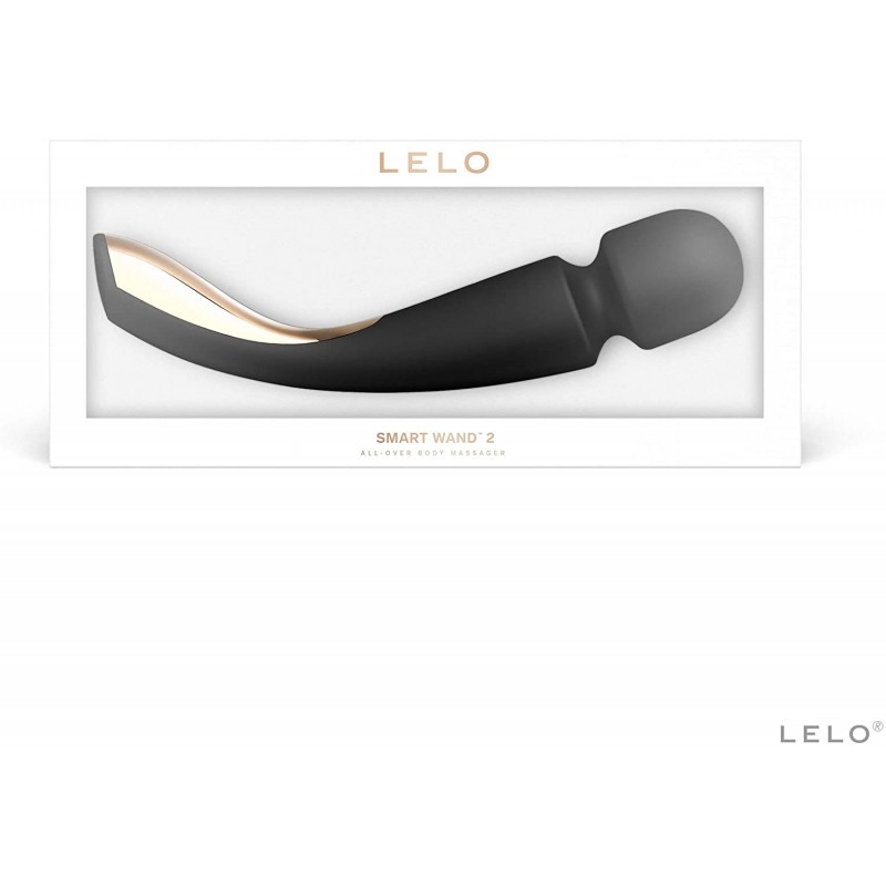 LELO Smart Wand 2 - nagy - akkus, masszírozó vibrátor (fekete) 40862 termék bemutató kép