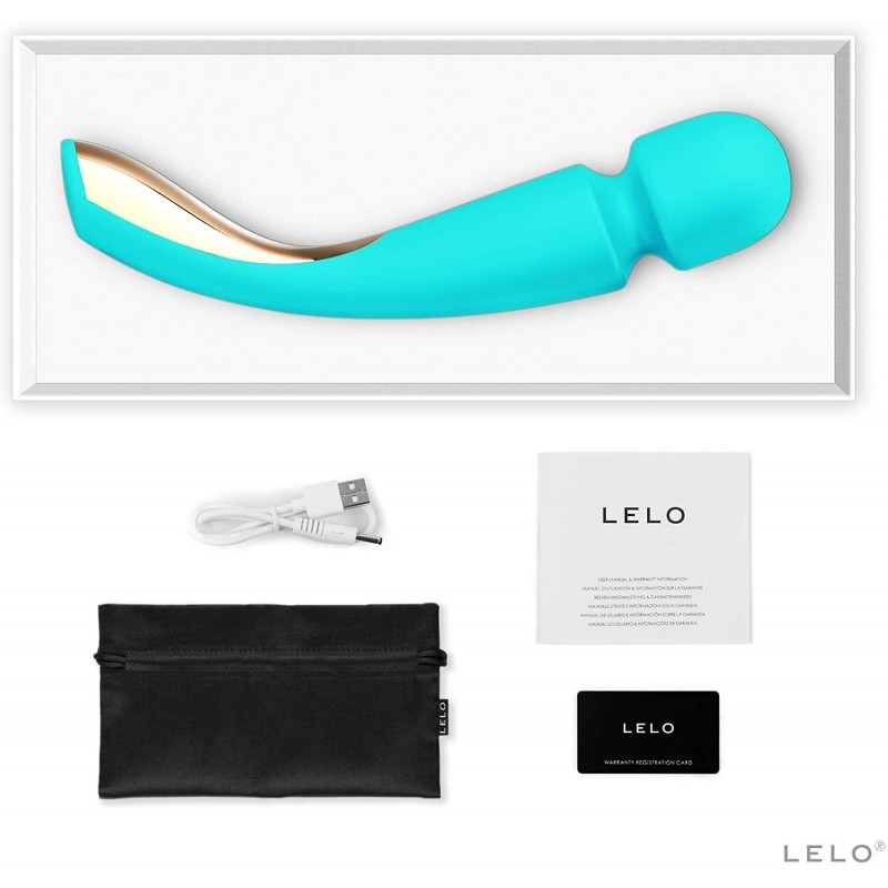 LELO Smart Wand 2 - nagy - akkus, masszírozó vibrátor (türkiz) 40895 termék bemutató kép