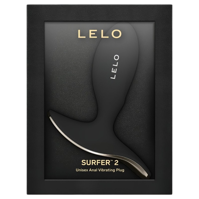 LELO Surfer - app-vezérelt, vízálló anál vibrátor (fekete) 166309 termék bemutató kép