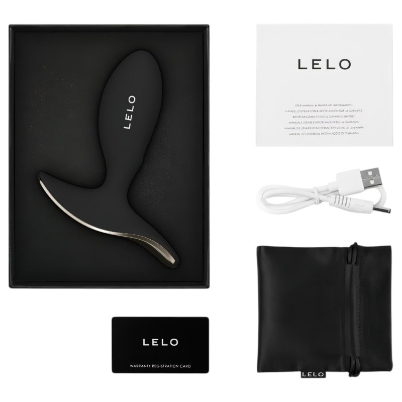 LELO Surfer - app-vezérelt, vízálló anál vibrátor (fekete) 166312 termék bemutató kép