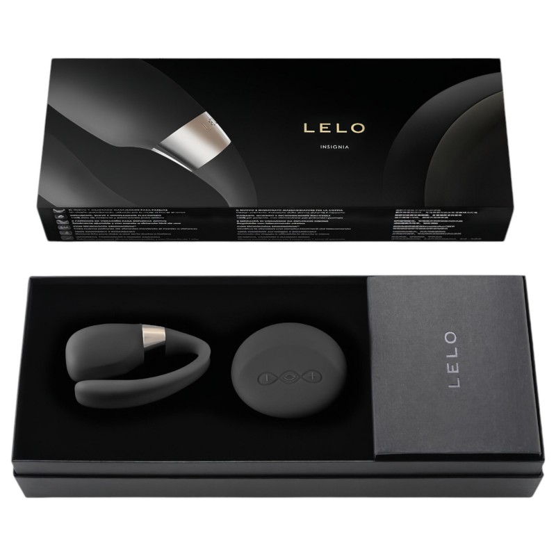 LELO Tiani 3 - szilikon párvibrátor pároknak (fekete) 164622 termék bemutató kép