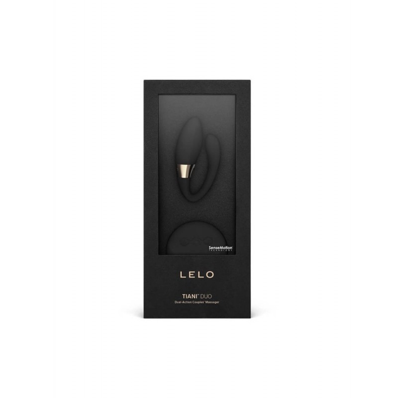 LELO Tiani Duo - szilikon párvibrátor (fekete) 54449 termék bemutató kép